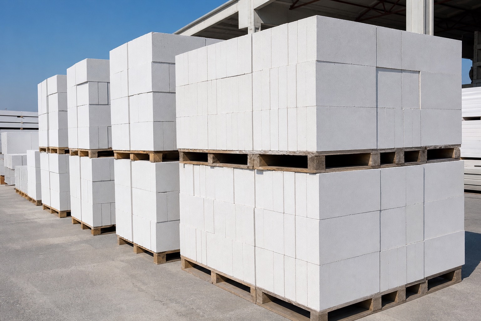 Yutong gazbeton blok paletleri